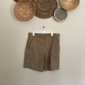 Under armor khaki shorts